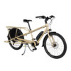Yuba Cargo Bike Electric Mundo Beige Studio Front