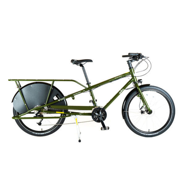 Yuba Cargo Bikes Mundo Lux Olive Profile